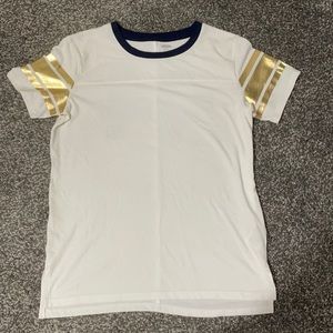 Girls Old Navy size 14 cream colored shirt.